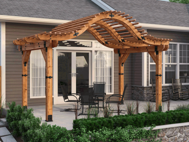 Pergola-at-the-Deck-Store OZCO-at-the-Deck-Store