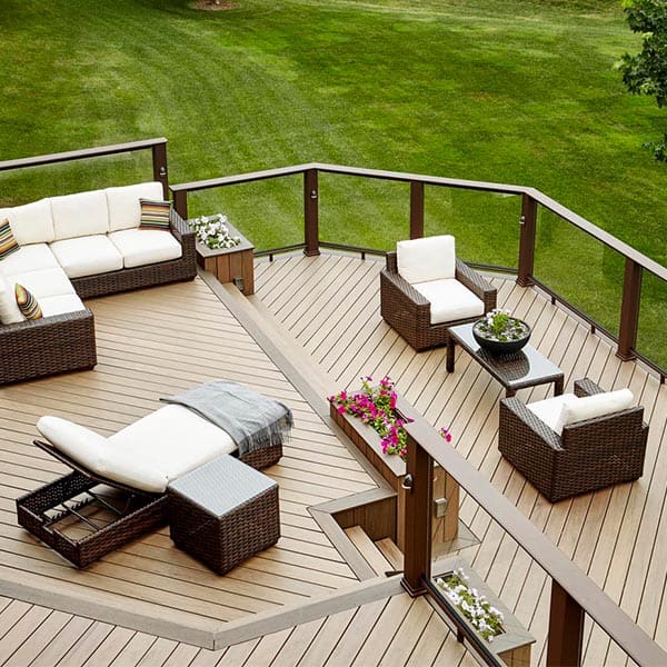 timbertech legacy collection pecan composite decking at thedeckstoreonline.com timbertech legacy collection at thedeckstoreonline.com